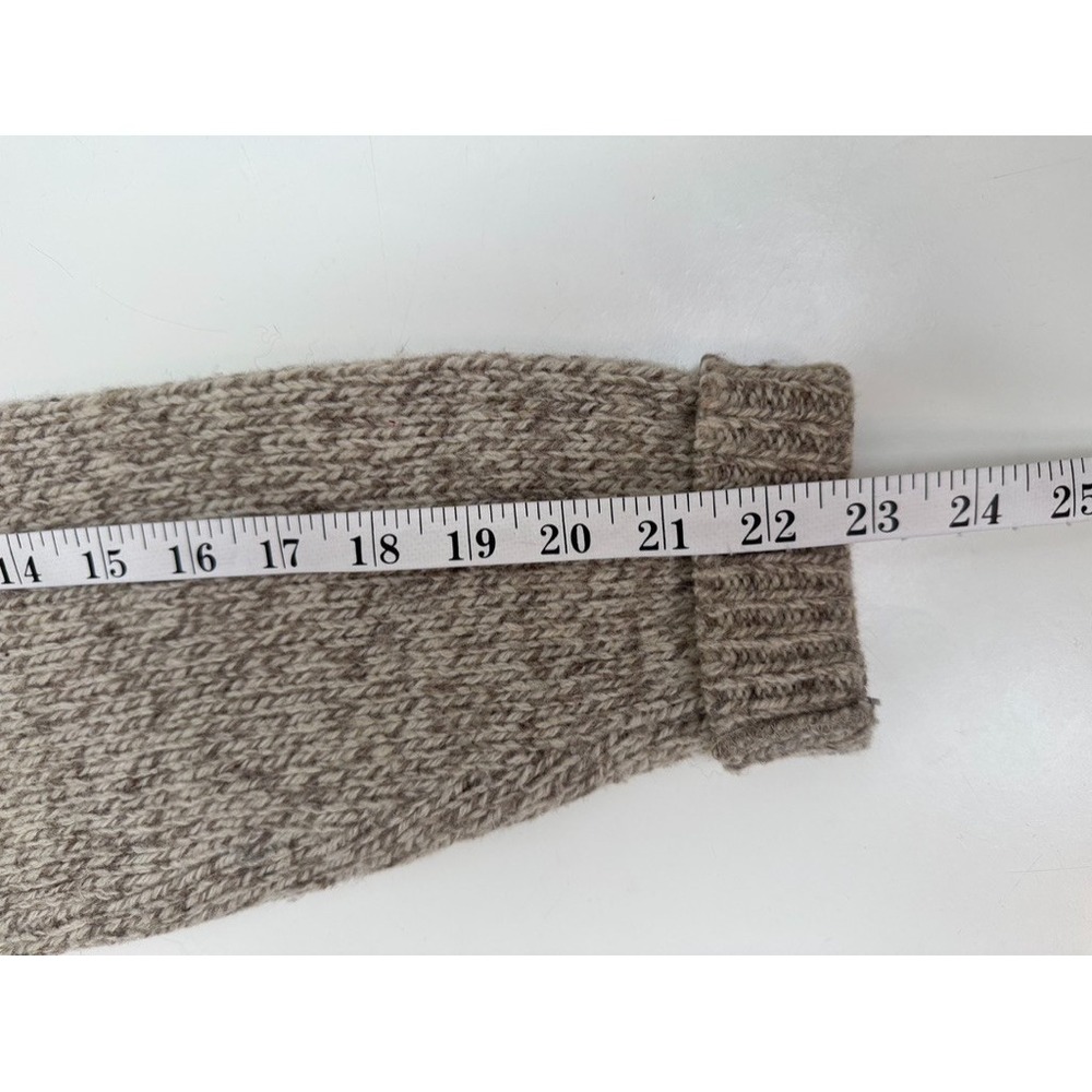 Vintage‎ L.L. Bean Wool Blend Sweater Size XS-Small Brown Heather Crewneck USA - Picture 7 of 8